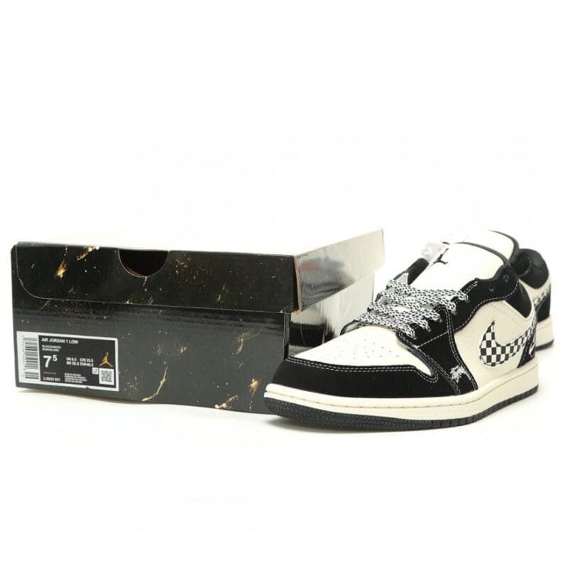 【AT15250】Nike x StussyコラボAir Jordan 1 Low スニーカー、クラシックデザイン、高品質素材、スポーツとストリートカルチャーを融合 | Stussy x Nike