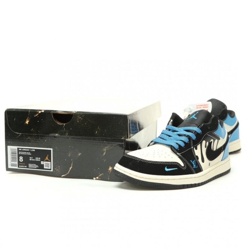 【AT15292】ルイ・ヴィトン x ナイキ・エア・ジョーダン 1 ロー コラボスニーカー - 高級ブランドとバスケ文化の融合 | Nike x Louis Vuitton