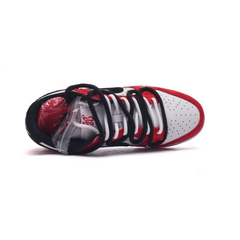 【AT1533】Louis Vuitton x Nike Nike Dunk Low Retro ナイキ ダンク ロー レトロ スニーカー 2024 新年モデル レッドシューズ レトロデザイン ダブルストラップ ルイ・ヴィトンコラボモデル