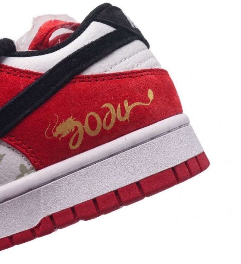 【AT1533】Louis Vuitton x Nike Nike Dunk Low Retro ナイキ ダンク ロー レトロ スニーカー 2024 新年モデル レッドシューズ レトロデザイン ダブルストラップ ルイ・ヴィトンコラボモデル