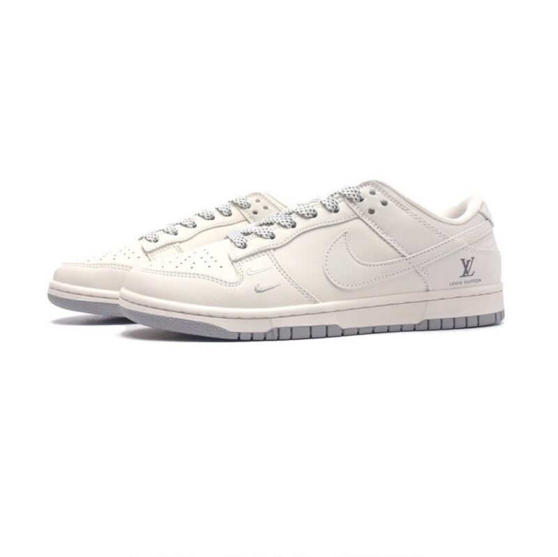 【AT1535】Nike SB Dunk Low Pro x LV ルイ・ヴィトン コラボ レトロローカットカジュアルスケートボードシューズ Zoom Airエアクッション