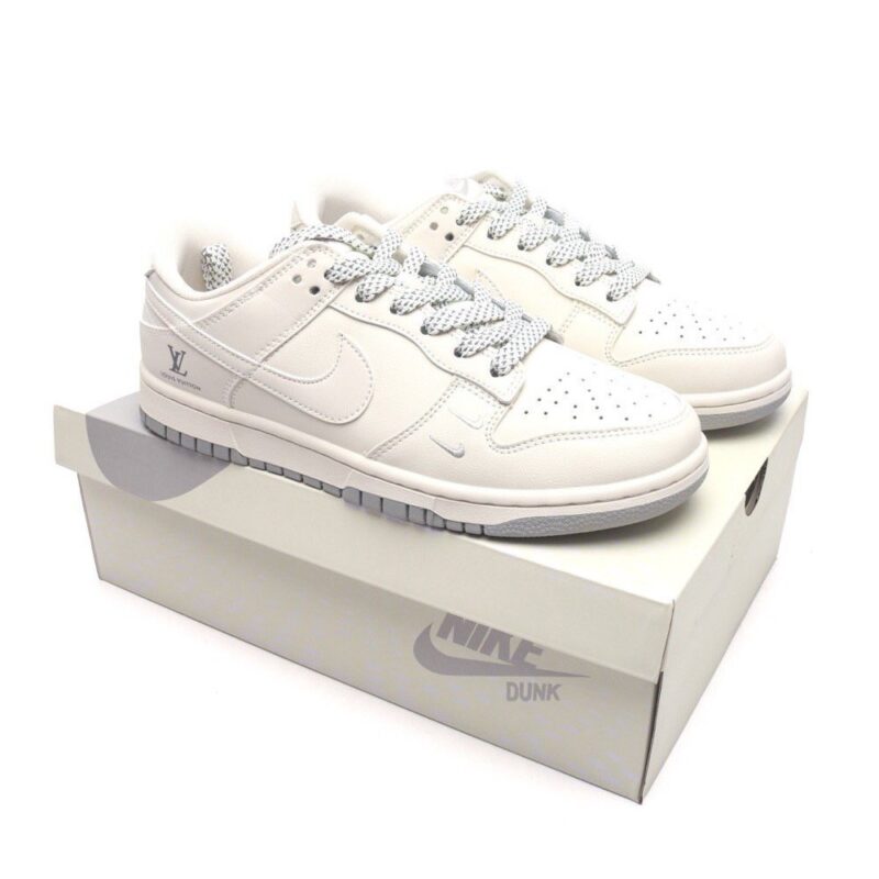 【AT1535】Nike SB Dunk Low Pro x LV ルイ・ヴィトン コラボ レトロローカットカジュアルスケートボードシューズ Zoom Airエアクッション