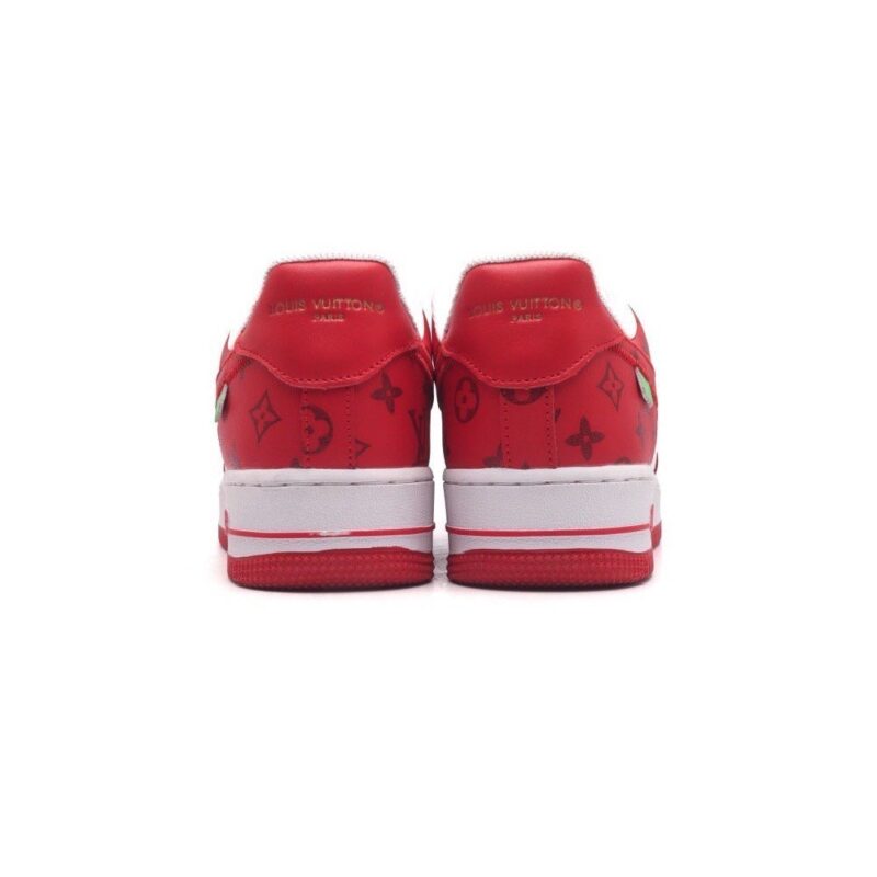 【AT1536】Louis Vuitton x Nike Air Force 1 Low ルイ・ヴィトン x ナイキ エア フォース 1 ロー コラボ ダンク AF1 ローカット 基本的でカジュアルな厚底ハイカットスニーカー