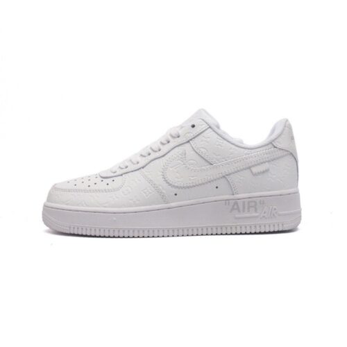 【AT1540】Louis Vuitton x Nike Air Force 1 Low ルイ・ヴィトン × ナイキ エアフォース1ロー AF1 ローカット カジュアル スポーツシューズ 厚底 プラットフォーム スニーカー