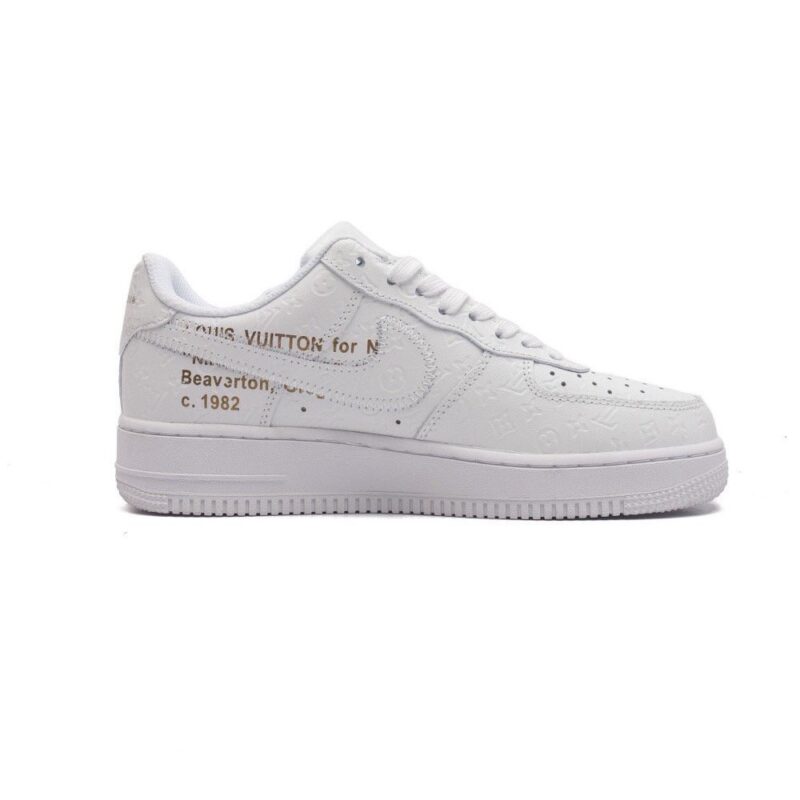 【AT1540】Louis Vuitton x Nike Air Force 1 Low ルイ・ヴィトン × ナイキ エアフォース1ロー AF1 ローカット カジュアル スポーツシューズ 厚底 プラットフォーム スニーカー