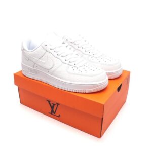 【AT1540】Louis Vuitton x Nike Air Force 1 Low ルイ・ヴィトン × ナイキ エアフォース1ロー AF1 ローカット カジュアル スポーツシューズ 厚底 プラットフォーム スニーカー