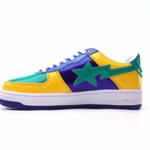 【AT1545】A Bathing Ape / アーペの男女のスポーツシューズのクラシックスニーカーは、元の楦をアップデートし、柔らかいレザーアッパー素材を採用し、全足エアソールエアクッションを内蔵しています。