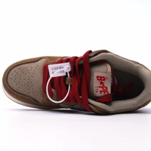 【AT1546】A Bathing Ape/エイプ 男女スポーツシューズ レトロスニーカー アップグレード元の木型元のパターンデータ開発、超柔らかいレザーアッパー素材を採用し、全足用air soleエアクッションを内蔵
