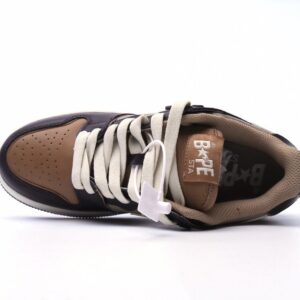 【AT1546】A Bathing Ape/エイプ 男女スポーツシューズ レトロスニーカー アップグレード元の木型元のパターンデータ開発、超柔らかいレザーアッパー素材を採用し、全足用air soleエアクッションを内蔵