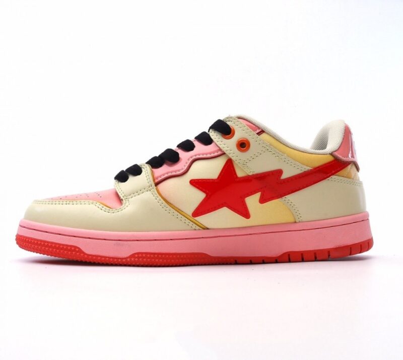 【AT1546】A Bathing Ape/エイプ 男女スポーツシューズ レトロスニーカー アップグレード元の木型元のパターンデータ開発、超柔らかいレザーアッパー素材を採用し、全足用air soleエアクッションを内蔵