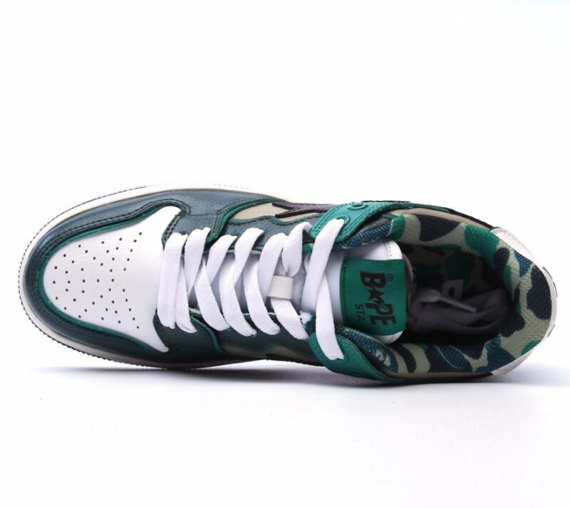 【AT1546】A Bathing Ape/エイプ 男女スポーツシューズ レトロスニーカー アップグレード元の木型元のパターンデータ開発、超柔らかいレザーアッパー素材を採用し、全足用air soleエアクッションを内蔵