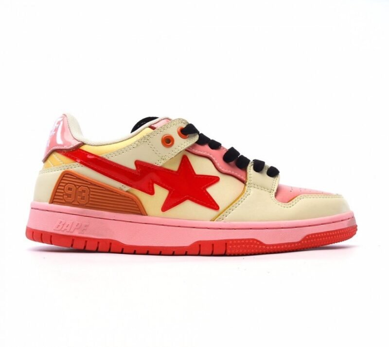 【AT1546】A Bathing Ape/エイプ 男女スポーツシューズ レトロスニーカー アップグレード元の木型元のパターンデータ開発、超柔らかいレザーアッパー素材を採用し、全足用air soleエアクッションを内蔵