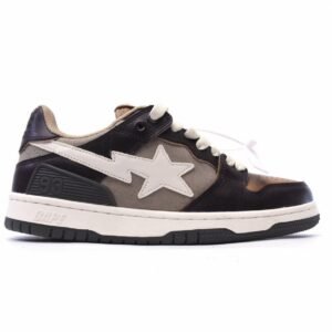 【AT1546】A Bathing Ape/エイプ 男女スポーツシューズ レトロスニーカー アップグレード元の木型元のパターンデータ開発、超柔らかいレザーアッパー素材を採用し、全足用air soleエアクッションを内蔵