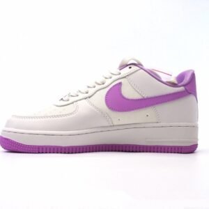 【AT1550】海外で限定販売！カスタムNIke Air Force 1 '07 Low “BAPEコラボ--淡い紫のキャンバス”エアフォース1 ローカット スニーカー カジュアルシューズ 折り返し縫い込み