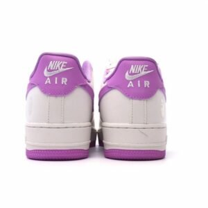 【AT1550】海外で限定販売！カスタムNIke Air Force 1 '07 Low “BAPEコラボ--淡い紫のキャンバス”エアフォース1 ローカット スニーカー カジュアルシューズ 折り返し縫い込み