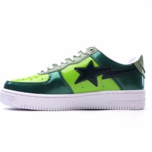 【AT1551】A Bathing Ape/ア・ベイシング・エイプ メンズ・レディース スポーツシューズ レトロスニーカー。アップグレードされたオリジナル木型のデータ開発、超柔らかい革＋生地素材を採用し、インソールにはフルパームair soleエアクッションを内蔵。