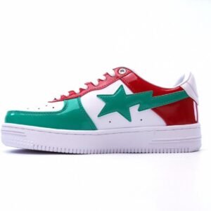 【AT1553】A Bathing Ape/アベイシング・エイプ 男女スポーツシューズ レトロスニーカーアップグレード元モールド元紙版データ開発、超柔らかいレザー+生地素材を採用し、内蔵全掌air soleエアクッションを搭載