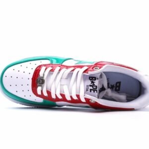 【AT1553】A Bathing Ape/アベイシング・エイプ 男女スポーツシューズ レトロスニーカーアップグレード元モールド元紙版データ開発、超柔らかいレザー+生地素材を採用し、内蔵全掌air soleエアクッションを搭載