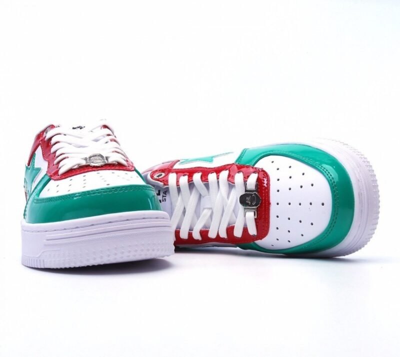 【AT1553】A Bathing Ape/アベイシング・エイプ 男女スポーツシューズ レトロスニーカーアップグレード元モールド元紙版データ開発、超柔らかいレザー+生地素材を採用し、内蔵全掌air soleエアクッションを搭載