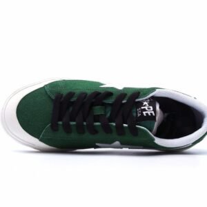 【AT1557】これはA Bathing Ape/安逸猿のメンズ・レディース・スポーツシューズ、レトロなスニーカーです。アップグレードされたオリジナルラスト、オリジナル紙型データ開発を採用しており、超柔らかいレザーアッパー素材を使用しています。全足air soleエアクッションが内蔵されております。