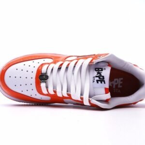 【AT1562】A Bathing Ape/アベイシングエイプ ユニセックススポーツシューズ レトロスニーカーアップグレードされたオリジナル楦定規のデータ開発、超柔らかい革製のアッパー素材、フルレングスのair soleエアクッション内蔵。