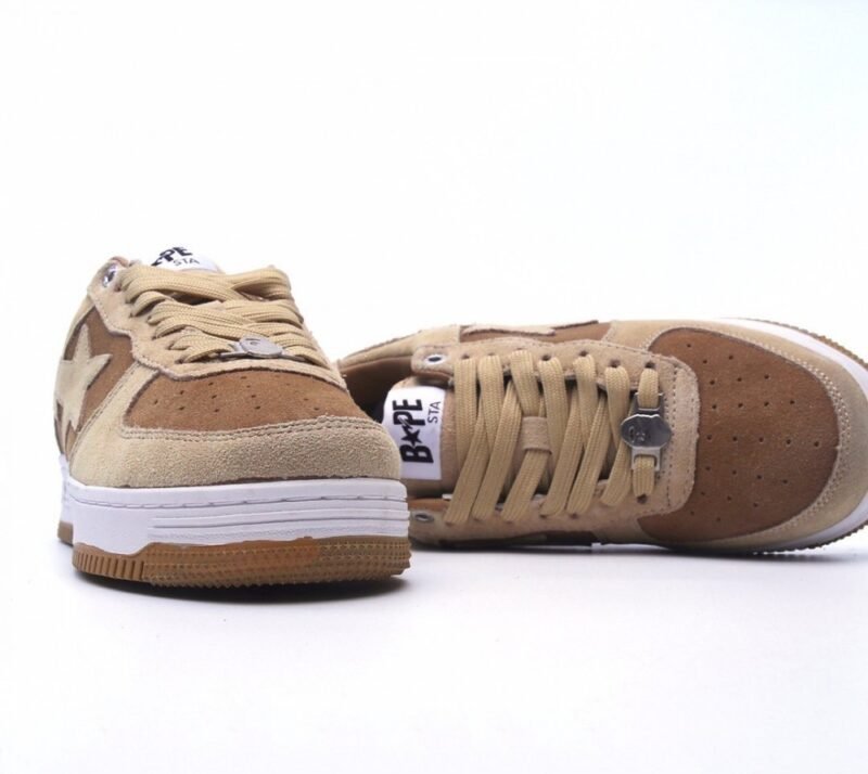 【AT1565】A Bathing Ape/ア・ベイシング・エイプ 男女用スポーツシューズ レトロスニーカー アップグレードされたオリジナル木型、オリジナルパターンデータを開発し、超柔軟なレザーシューズ素材を採用し、全底エアソールエアクッションを内蔵しています。