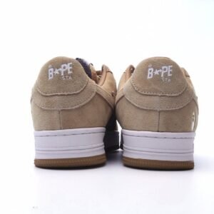 【AT1565】A Bathing Ape/ア・ベイシング・エイプ 男女用スポーツシューズ レトロスニーカー アップグレードされたオリジナル木型、オリジナルパターンデータを開発し、超柔軟なレザーシューズ素材を採用し、全底エアソールエアクッションを内蔵しています。