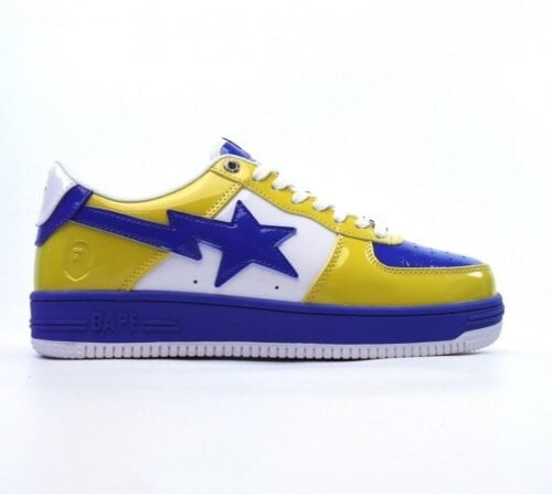 【AT1571】A Bathing Ape/ア・ベイシング・エイプ 男女スポーツシューズ レトロスニーカー アップグレードされたオリジナルの木型とパターンデータを使用し、超ソフトなレザーアッパー素材を採用し、フルソールエアソールエアクッション内蔵。