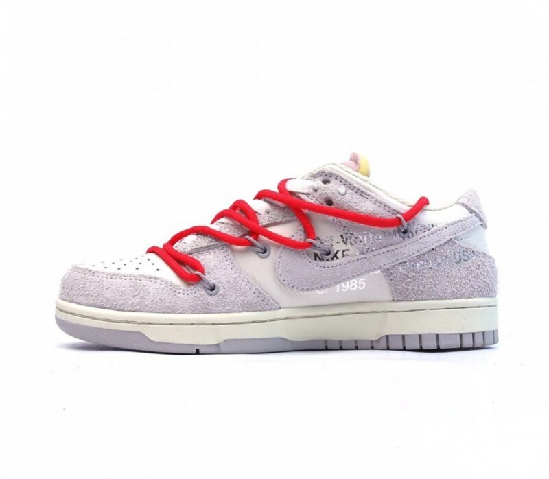 【AT1578】Off-White™ x Nike SB Dunk Low Lot 再度、VIRGIL ABLOHデザイナーの独立ブランドOff-White™とNikeのコラボレーションによるSB Dunk Low Lot"The 33/50"スラムダンクシリーズのローカットクラシックで合わせやすいカジュアルスポーツシューズ
