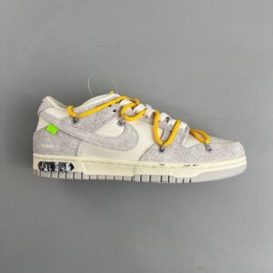 【AT1581】ナイキOFF-WHITE x Nike Dunk Low “The 50” 重要なコラボレーション、起毛スウェードとレザーの組み合わせで魅力的なシューズデザインが統一され、30から40までのサイズであり、質感がより一層高くなっています。