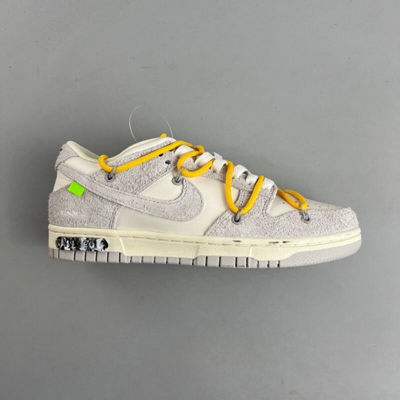 【AT1581】ナイキOFF-WHITE x Nike Dunk Low “The 50” 重要なコラボレーション、起毛スウェードとレザーの組み合わせで魅力的なシューズデザインが統一され、30から40までのサイズであり、質感がより一層高くなっています。