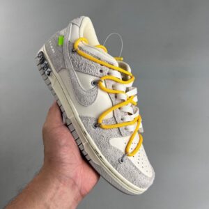 【AT1581】ナイキOFF-WHITE x Nike Dunk Low “The 50” 重要なコラボレーション、起毛スウェードとレザーの組み合わせで魅力的なシューズデザインが統一され、30から40までのサイズであり、質感がより一層高くなっています。