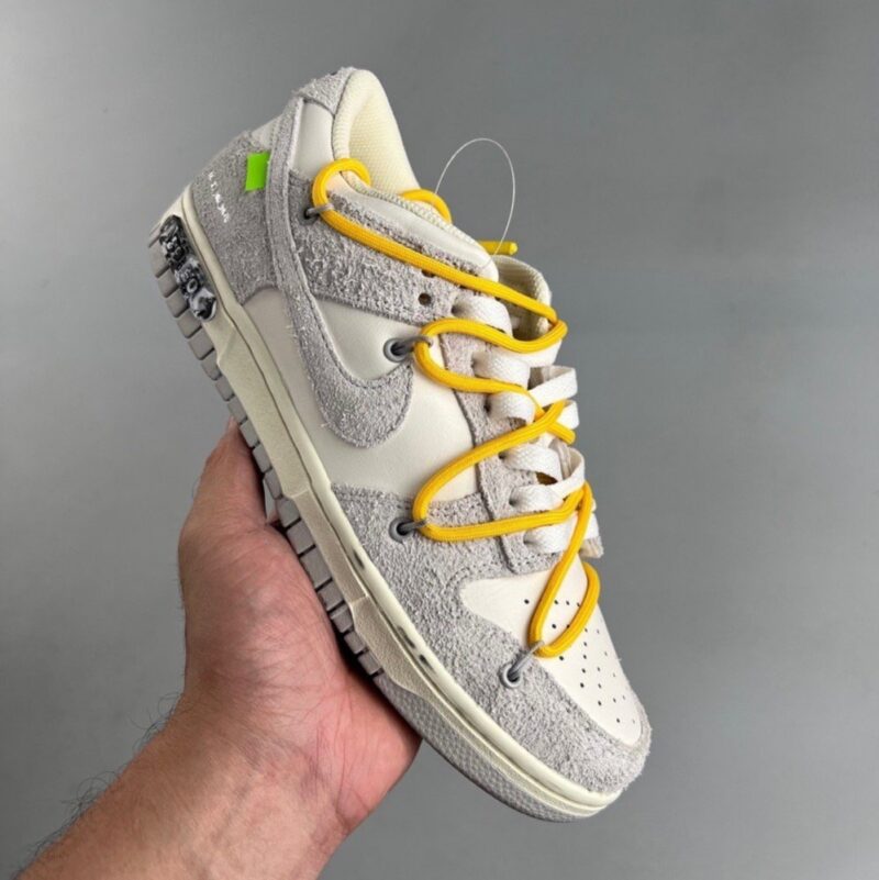 【AT1581】ナイキOFF-WHITE x Nike Dunk Low “The 50” 重要なコラボレーション、起毛スウェードとレザーの組み合わせで魅力的なシューズデザインが統一され、30から40までのサイズであり、質感がより一層高くなっています。