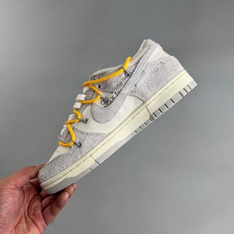 【AT1581】ナイキOFF-WHITE x Nike Dunk Low “The 50” 重要なコラボレーション、起毛スウェードとレザーの組み合わせで魅力的なシューズデザインが統一され、30から40までのサイズであり、質感がより一層高くなっています。