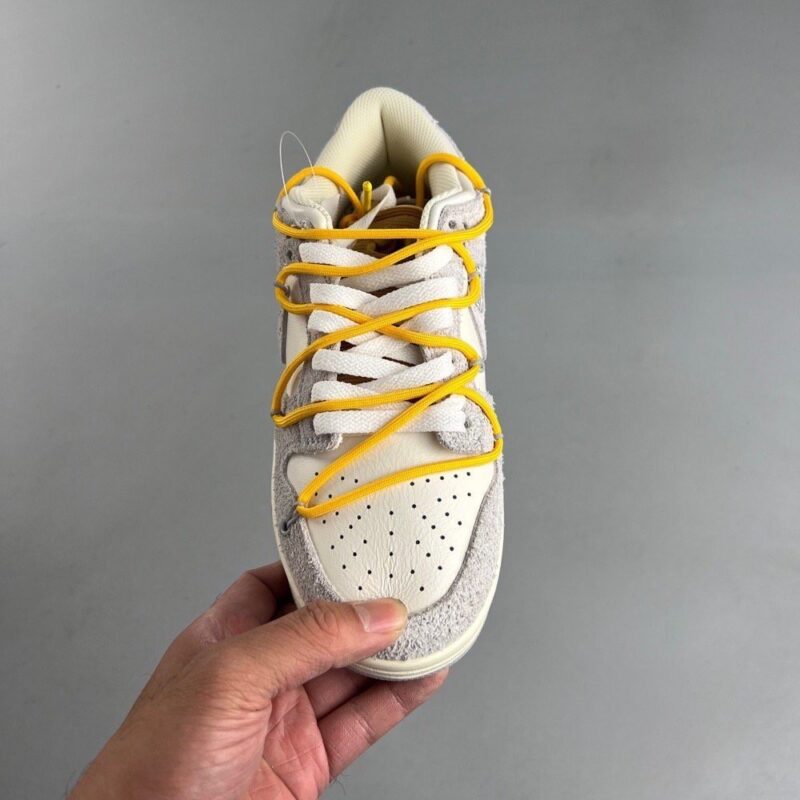 【AT1581】ナイキOFF-WHITE x Nike Dunk Low “The 50” 重要なコラボレーション、起毛スウェードとレザーの組み合わせで魅力的なシューズデザインが統一され、30から40までのサイズであり、質感がより一層高くなっています。