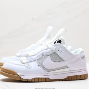 【AT1590】登山やアウトドアの機能要素を取り入れた、VIRGIL ABLOHデザイナーの独立ブランドOff-White™ x Futura x Nike SB Dunk Pine Green OWコラボシリーズのローカットクラシックで万能なカジュアルスポーツシューズ。