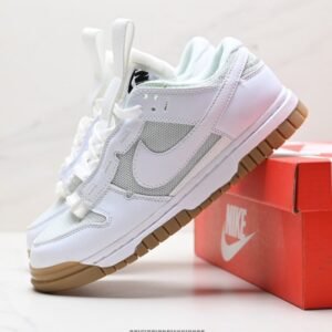 【AT1590】登山やアウトドアの機能要素を取り入れた、VIRGIL ABLOHデザイナーの独立ブランドOff-White™ x Futura x Nike SB Dunk Pine Green OWコラボシリーズのローカットクラシックで万能なカジュアルスポーツシューズ。