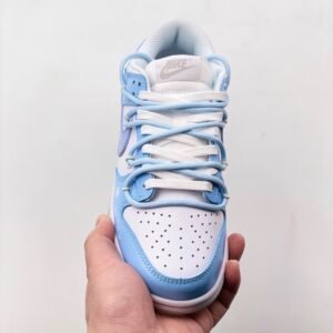 【AT1594】Off-White™のデコンストラクト風カスタム、Nike SB Dunk Low”Milk White/Pink/Smile“ダンクシリーズのローカットカジュアルスケートボードシューズ