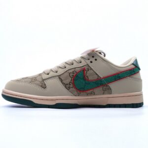 【AT2693】Nike SB Dunk Low GUCCI MLBコラボ 極力推薦 👏 より優れた視覚と履き心地体験 細部完璧