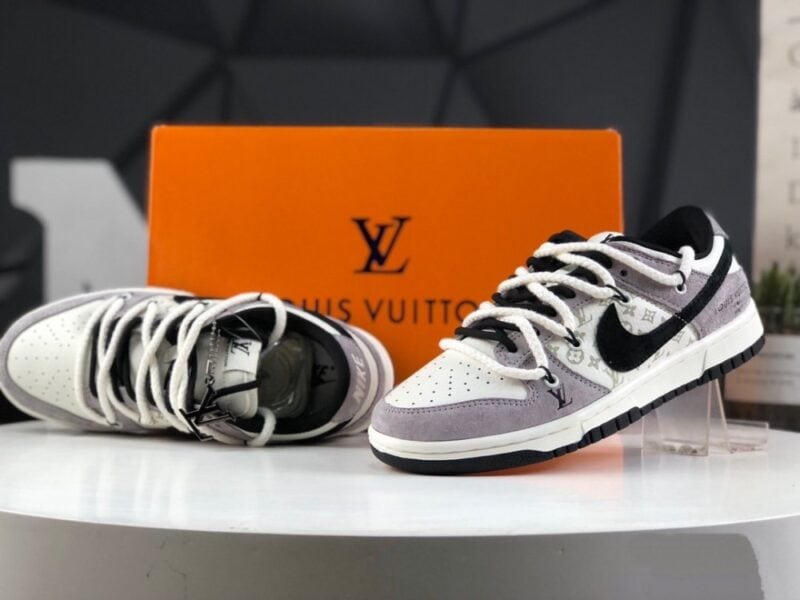 【AT2723】Nike SB Dunk Low LV ダンク ロー LV コラボ - 周年記念 ハイエンドカスタム ローストラップ カジュアルスニーカー