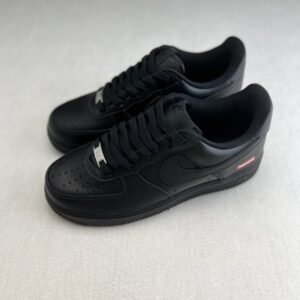 【AT2728】Nike Air Force 1 ‘07 Low "Supremeスケーターシリーズ-全ブラック" エアフォース1 ローカット スニーカー レジャーシューズ