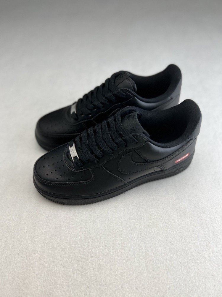 【AT2728】Nike Air Force 1 ‘07 Low "Supremeスケーターシリーズ-全ブラック" エアフォース1 ローカット スニーカー レジャーシューズ