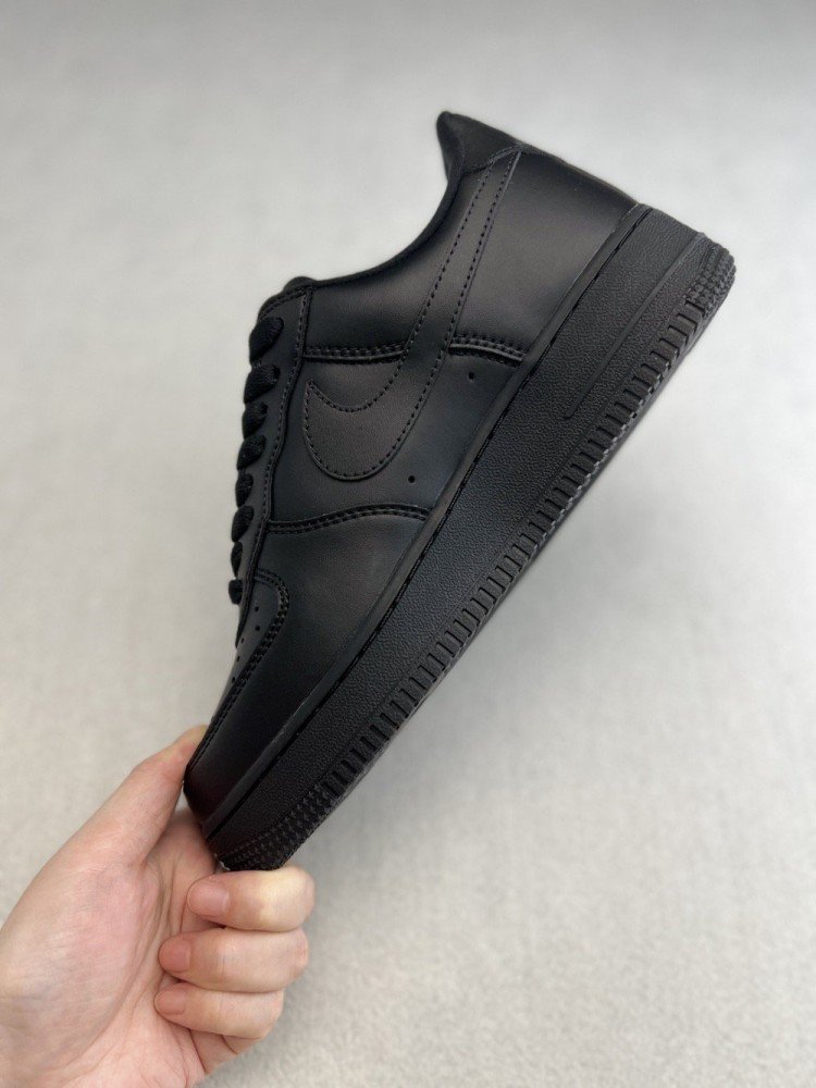 【AT2728】Nike Air Force 1 ‘07 Low "Supremeスケーターシリーズ-全ブラック" エアフォース1 ローカット スニーカー レジャーシューズ