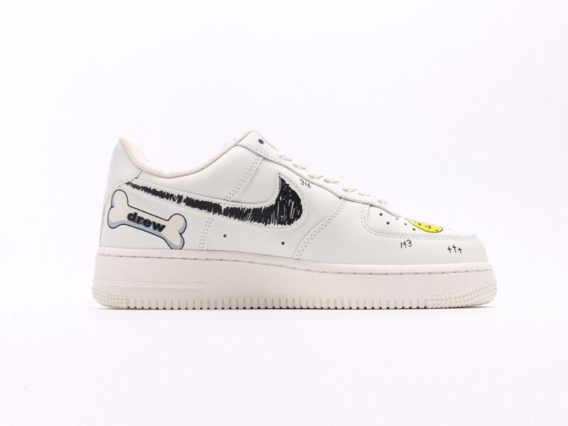 【AT2754】Nike Air Force 1 Low ナイキ エア フォース 1 ロー "ドリュー" グラフィティ エア フォース 1 ロー クラシック カジュアル スポーツ シューズ