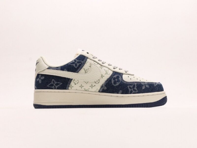 【AT2758】Nike x Louis Vuitton Nike Air Force 1´07 Low エアフォース1ロー、万能なカジュアルスポーツシューズ 柔軟で十分なクッション性と優れたミッドソールデザインを有する 複合的でモダンな外観とレトロ感が融合し、世界中で人気を博す 30年以上もの間、Force 1は今でも大変人気がある