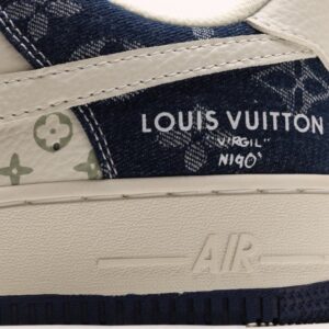 【AT2758】Nike x Louis Vuitton Nike Air Force 1´07 Low エアフォース1ロー、万能なカジュアルスポーツシューズ 柔軟で十分なクッション性と優れたミッドソールデザインを有する 複合的でモダンな外観とレトロ感が融合し、世界中で人気を博す 30年以上もの間、Force 1は今でも大変人気がある