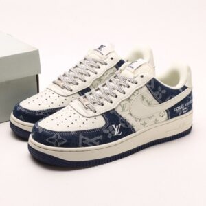 【AT2758】Nike x Louis Vuitton Nike Air Force 1´07 Low エアフォース1ロー、万能なカジュアルスポーツシューズ 柔軟で十分なクッション性と優れたミッドソールデザインを有する 複合的でモダンな外観とレトロ感が融合し、世界中で人気を博す 30年以上もの間、Force 1は今でも大変人気がある