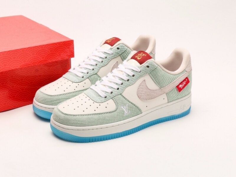 【AT2759】Nike Air Force 1'07 Low ナイキ エアフォース1 '07 ロー 中国年限定-龍鱗 空軍1 ロー カジュアルスニーカー