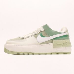 【AT2775】NIKE WMNS Air Force 1 Shadowの新しいガールズ系デコンストラクションデザイン マカロンエアフォース1号軽量ハイトップカジュアルスニーカー