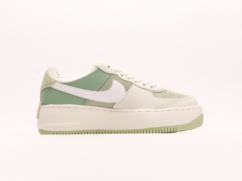 【AT2775】NIKE WMNS Air Force 1 Shadowの新しいガールズ系デコンストラクションデザイン マカロンエアフォース1号軽量ハイトップカジュアルスニーカー